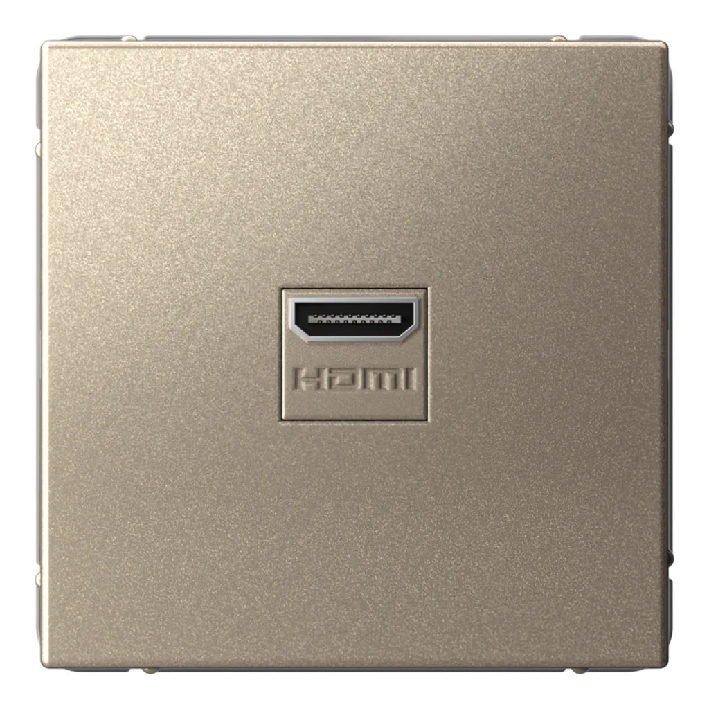 Systeme Electric ArtGallery Шампань Розетка HDMI, 16А, механизм