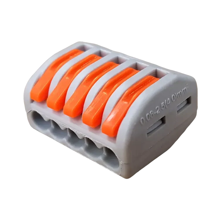 Клемма пятиконтактная с 1 коммутируемой линией, 250V, 32A