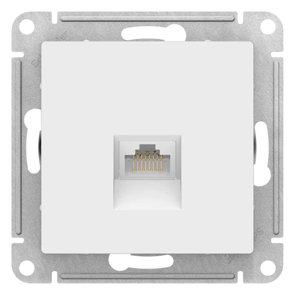 РОЗЕТКА компьютерная RJ45 cat. 6, цвет Лотос (SCHNEIDER ELECTRIC ATLAS DESIGN)