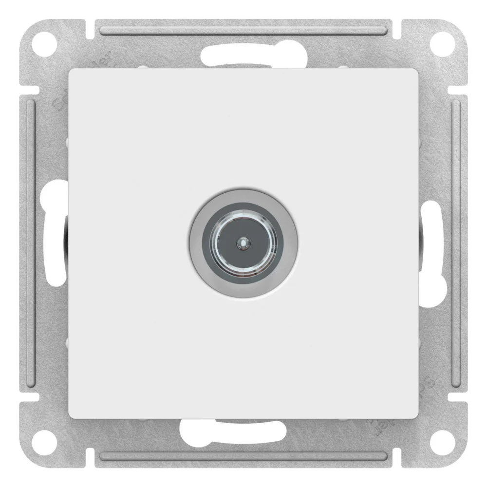 TV РОЗЕТКА проходная, цвет Лотос (SCHNEIDER ELECTRIC ATLAS DESIGN)