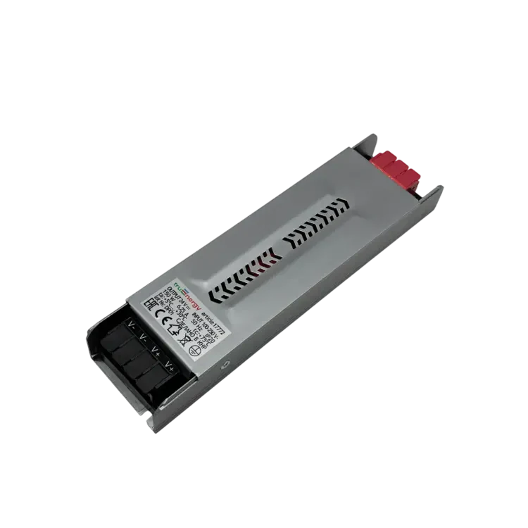 Блок питания для светодиодной ленты 24V, 150W, IP20,195*50*28 мм. (80 шт/кор)