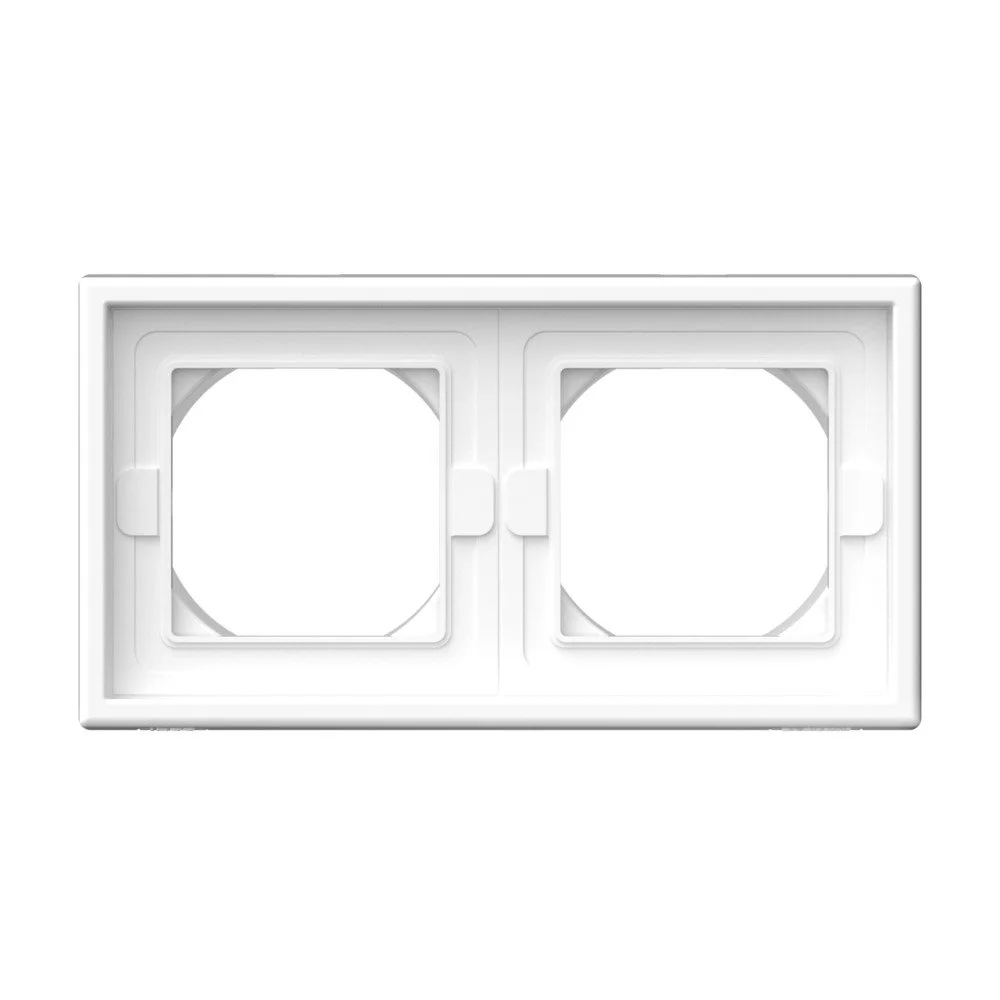 Рамка 2 поста Systeme Electric ARTGALLERY AQUA, белый, IP44, GAL440102