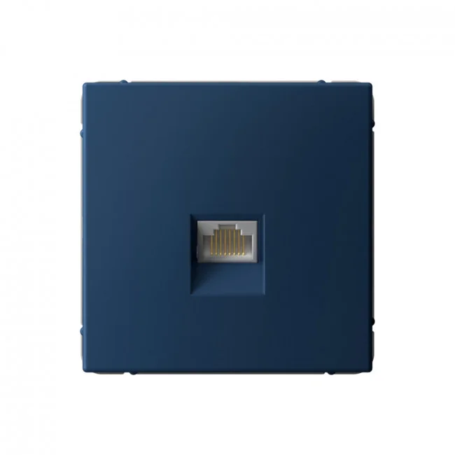 Розетка компьютерная RJ45 кат.5е Systeme Electric ARTGALLERY, скрытый монтаж, аквамарин