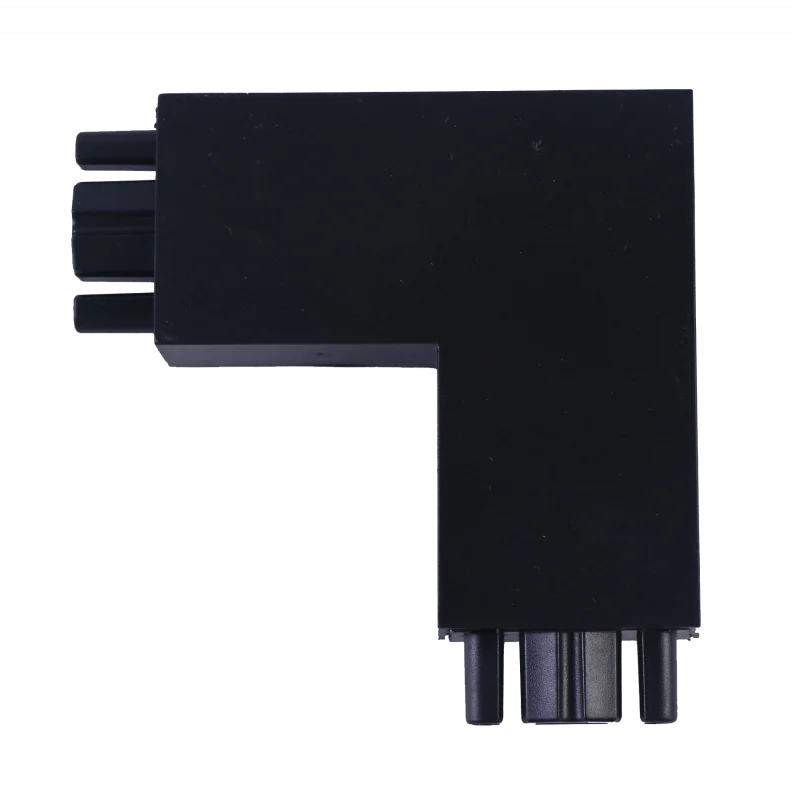 Коннектор шинопровода угловой AC-B-TL черный серии TOP-LINE IN HOME
